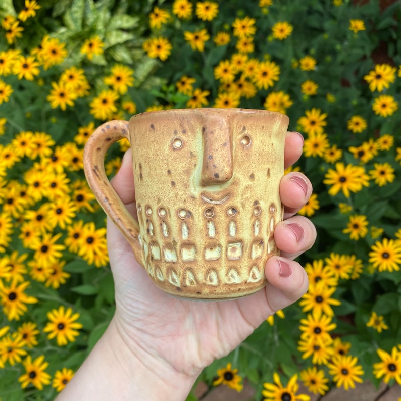 Happy Mug Smile Mug Happy Character Mug Happy Person Mug Cheerful Mug