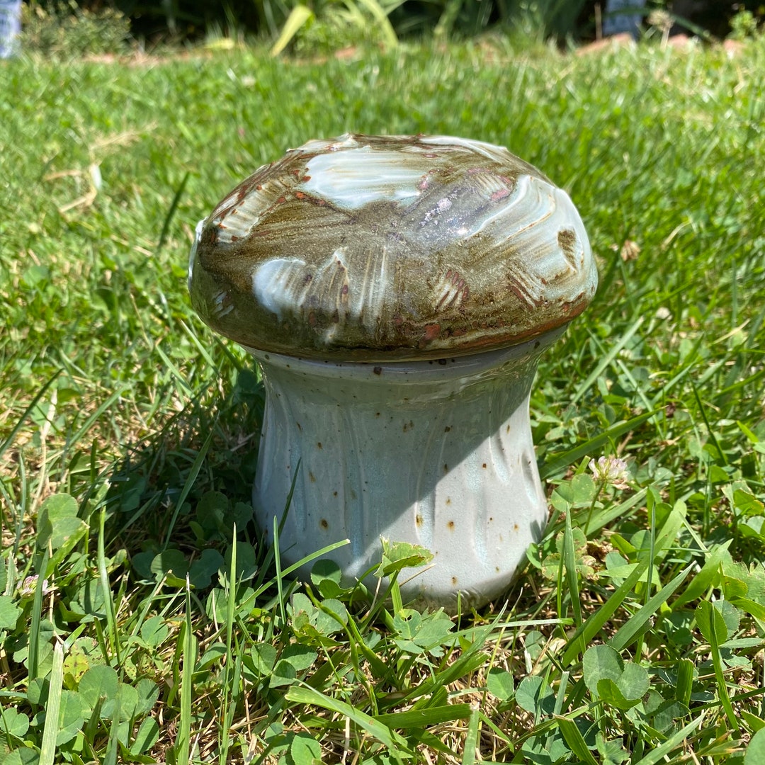 Mushroom Jar Ceramic Mushroom Mushroom Pottery Mushroom Decor Ceramic