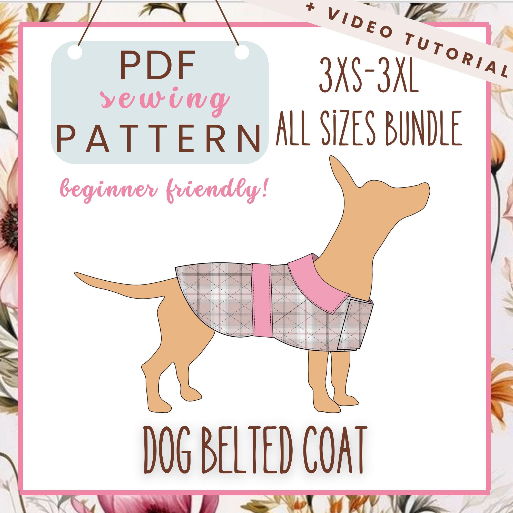 Dog Clothing Pattern PDF | Dog Coat Sewing Pattern for Beginners | DIY Pet Quilted Raincoat Apparel - Etsy dog-clothing-pattern-pdf-dog-coat-sewing-pattern-for-beginners-diy-pet-quilted-raincoat-apparel-etsy