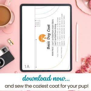 PDF Dog Coat Sewing Pattern / DIY Pet Clothing / Dog Jacket Sewing Pattern image 9