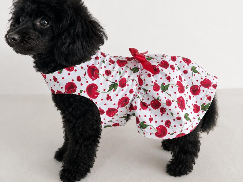 Dog Dress Sewing Pattern with Ruffled Skirt, (PDF Download) image 7
