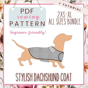 Dachshund Coat Sewing Pattern: DIY Doxie/Corgi Clothes (PDF Download)