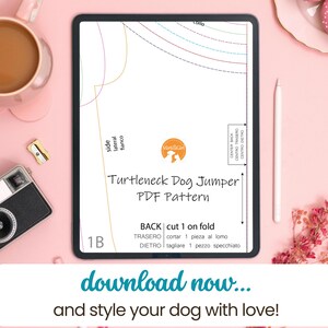 Dog Turtleneck Sweater Sewing Pattern: DIY Dog Clothes (PDF Download) image 6