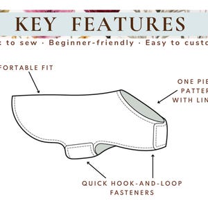 Dog Jacket Sewing Pattern PDF | DIY Pet Clothing | Dog Clothes Sewing Pattern image 2