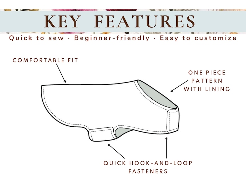 Dog Jacket Sewing Pattern PDF | DIY Pet Clothing | Dog Clothes Sewing Pattern image 2