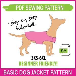 Dog jacket - Etsy