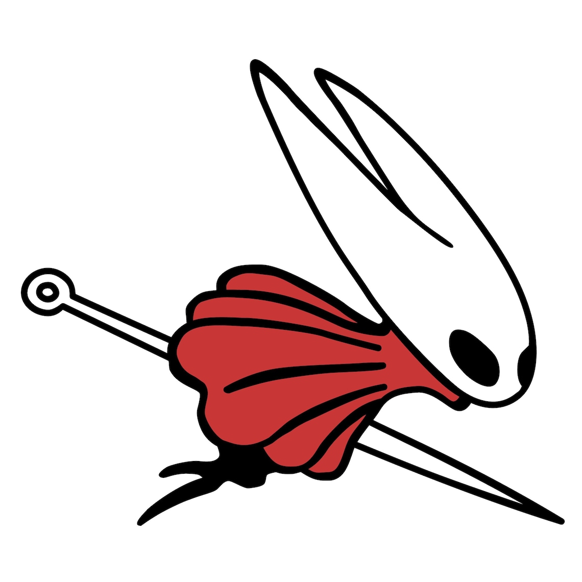 Hollow Knight Silksong SVG Silksong Needle Hollow Knight Needle SVG