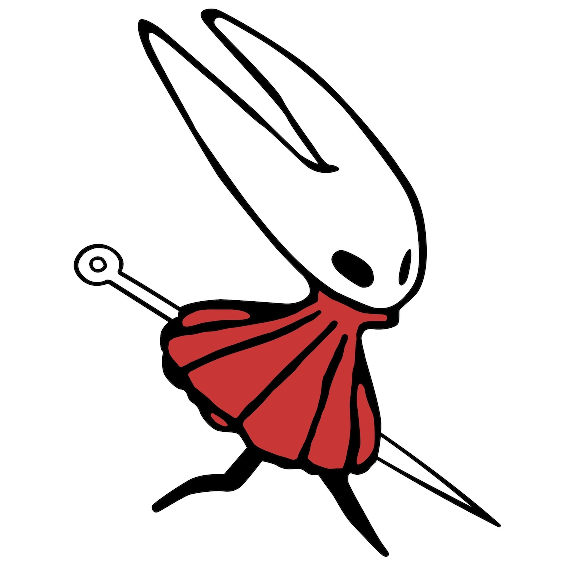 Hollow Knight Silksong SVG Silksong Needle Hollow Knight Needle SVG