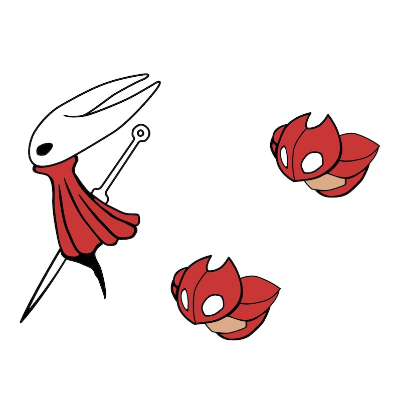 Hollow Knight Silksong SVG Silksong Needle Hollow Knight Needle SVG