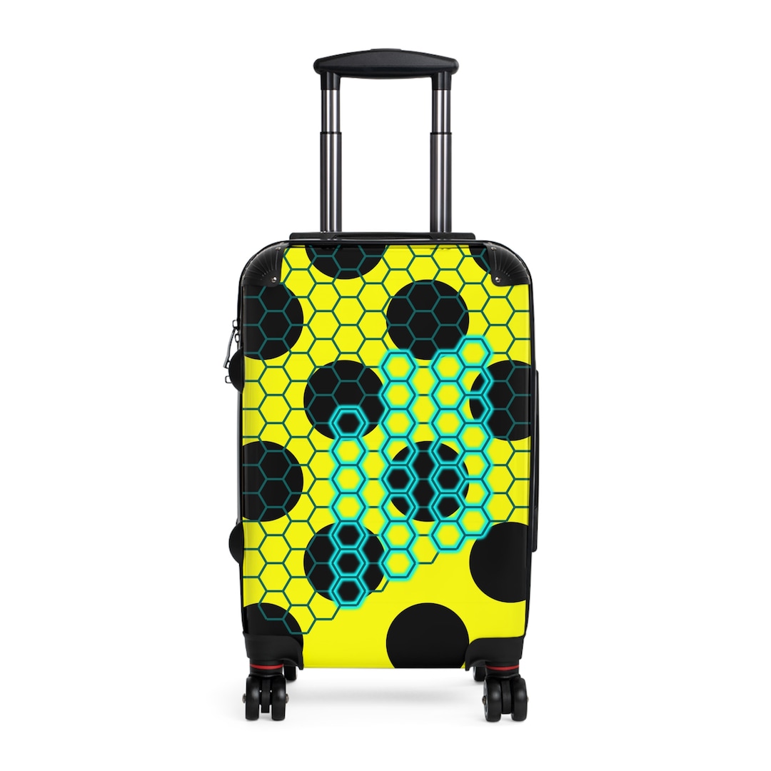 Black Polka Dot Yellow Background Teal