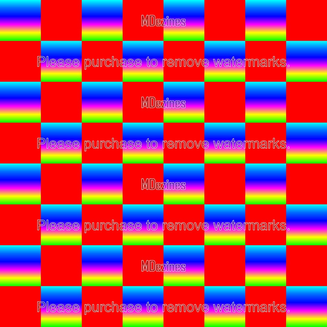Inverted Rainbow and Red Checker Seamless Pattern PNG Digital Download ...