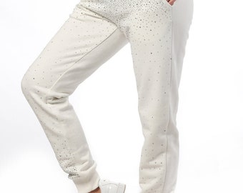 Cross Rhinestone Joggers. - Etsy
