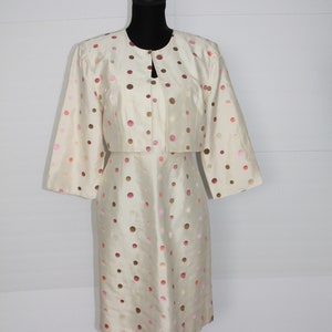 Silk Strapless Dress with Bolero Jacket