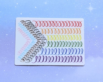 rainbow flag calligraphy sticker | progress pride flag sticker | LGBTQIA+ Pride sticker | vinyl waterproof 2x3 inch sticker