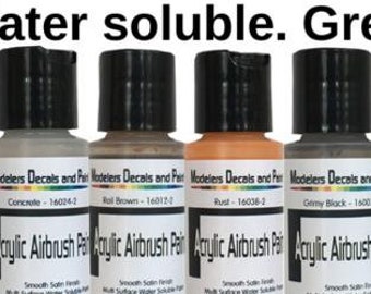Right On Track Models Acryl Airbrush Farbe 1 Unze verschiedene Farben