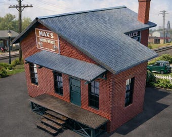 O Scale Max's Motor Co. - Trackside Lager 1:48th Wood KIT