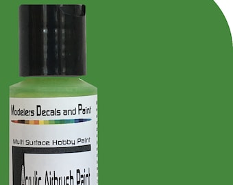 Spring Green Modelers DP Acrylic Airbrush Paint 1 oz