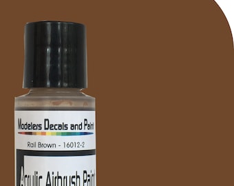 Vernice acrilica per aerografo DP Rail Brown Modelers 1 oncia