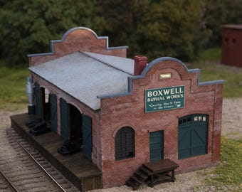O Boxwell Beerdigung funktioniert. - Trackside Lager 1:48th KIT
