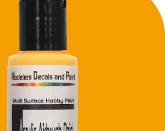 Reefer Yellow Modelers DP Acrylic Airbrush Paint 1 oz