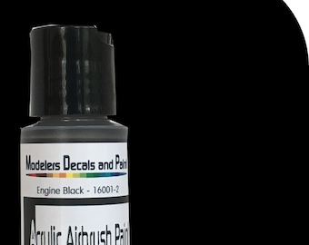 Motor Schwarz Modellierer DP Acryl Airbrush Farbe 1 oz