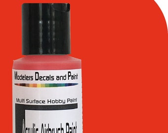 Signal Red Modelers DP Acrylic Airbrush Paint 1 oz