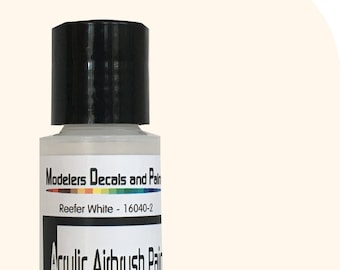 Reefer White Modelers DP Acrylic Airbrush Paint 1 oz