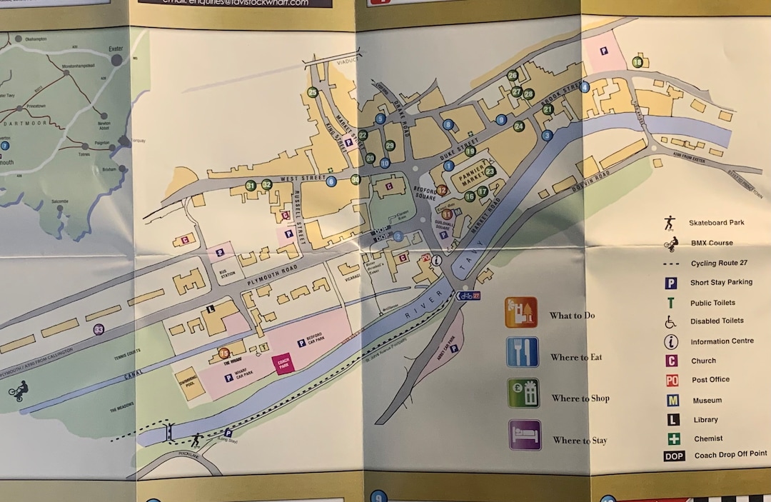 2016 Tavistock Street Map and Town Guide. Ideal for Collecting Etsy