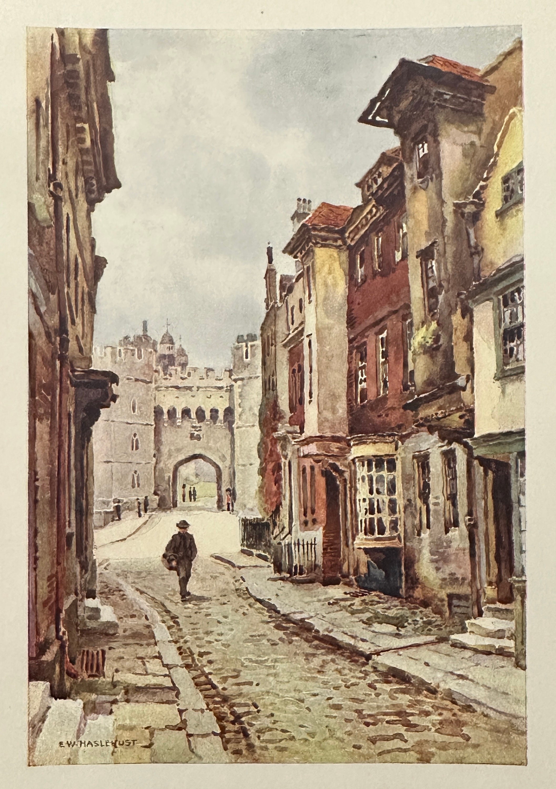 ウィンザー・バークシャー ネル・グウィン邸とヘンリー8世の門