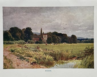 La Croix, East Hagbourne, Berkshire | Estampe d'art