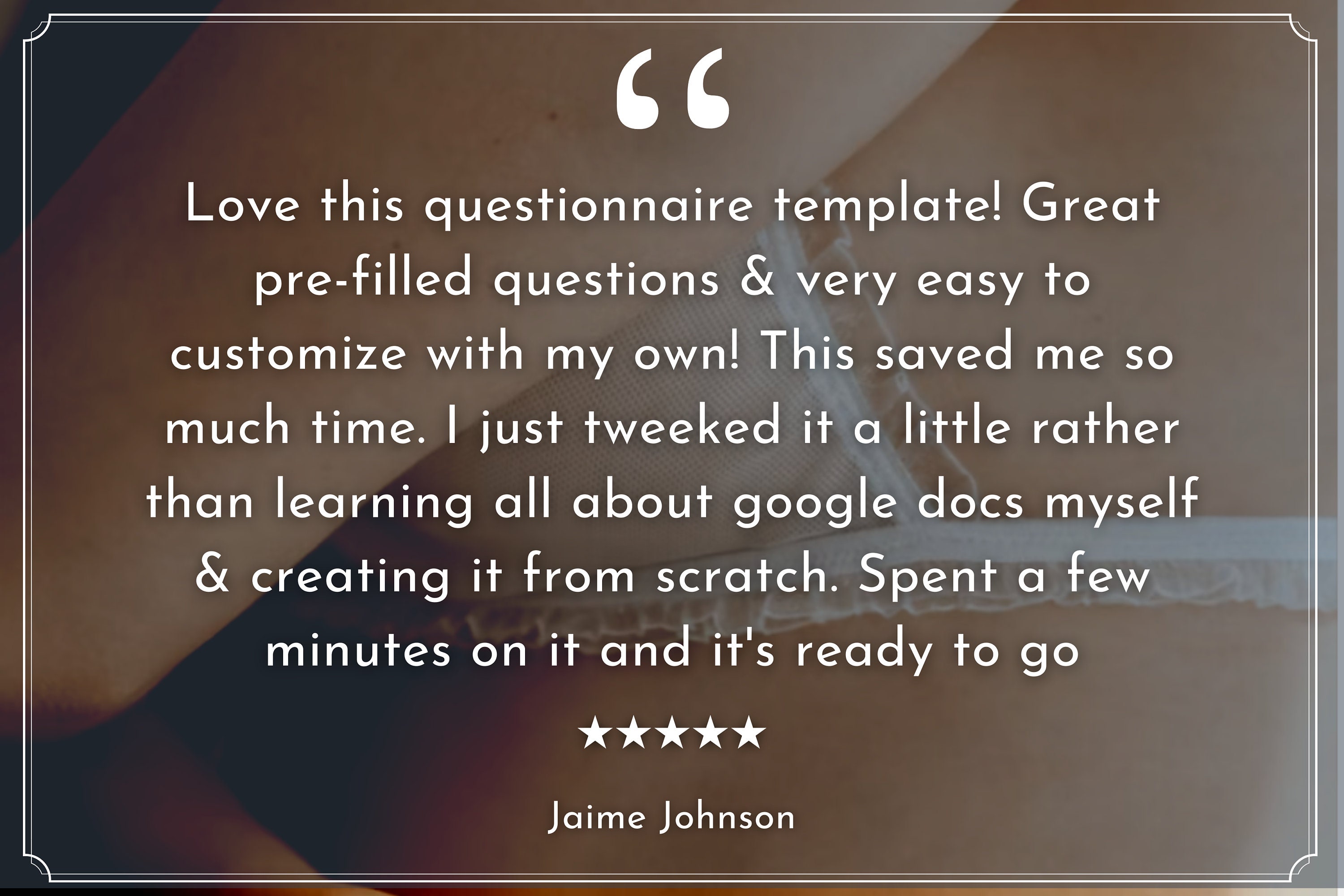 Boudoir Photoshoot Questionnaire Online Form Questionnaire Etsy