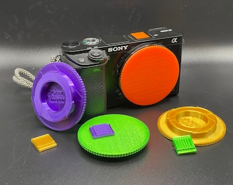 Sony E-Mount FE-Mount Lens Cap & Hot Shoe Cover a6000 a6300 a6500 a7 series