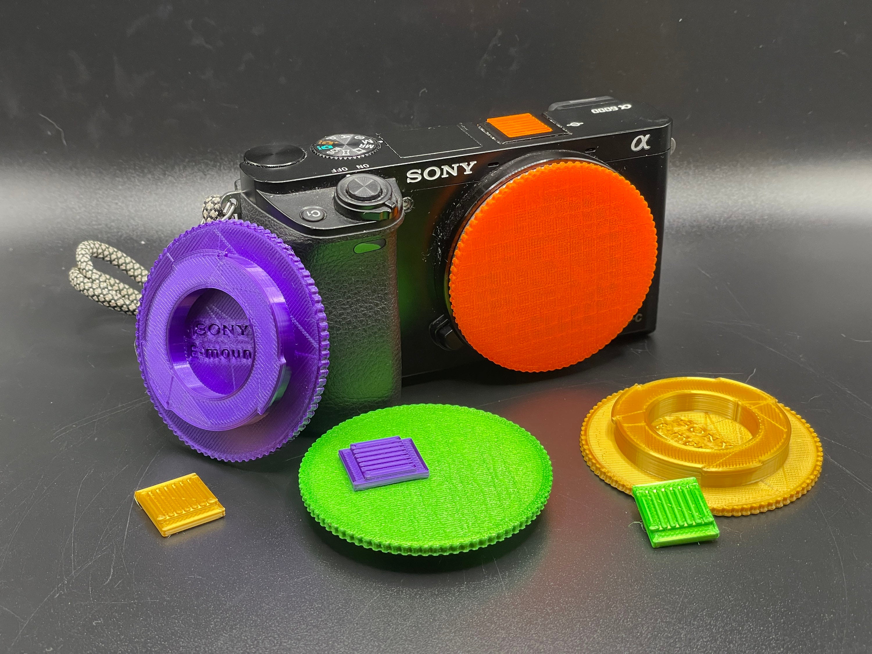 Sony E-mount Fe-mount Lens Cap & Hot Shoe Cover A6000 A6300 A6500