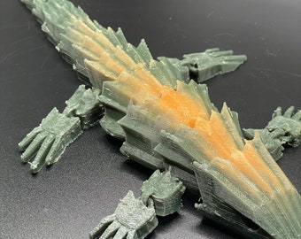 Heat Sensitive Color Changing 3D Printed Armadillo Lizard