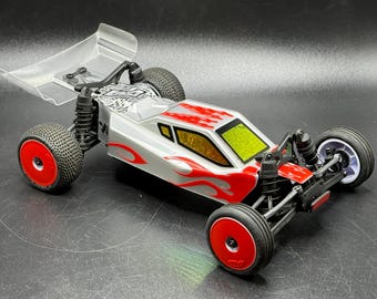 Losi Micro-B Chassis Protector, Wheel Dots & Window Tint Decals Set