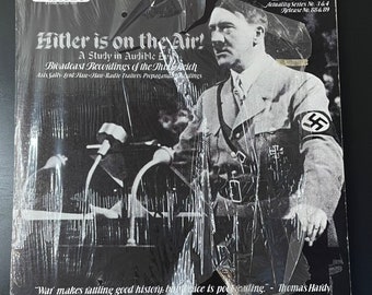 Hitler Is On The Air! A Study In Audible Evil 2X Vinyl Album LP Record 2MR-8889