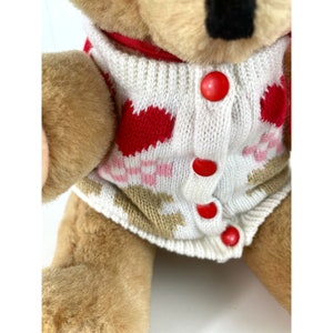 Midwest Importers of Cannon Falls 30,5 cm 30,5 cm d'ours en peluche marron articulé avec pull image 4