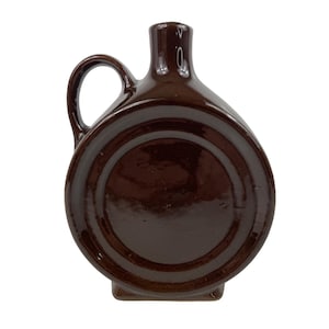 Vintage McCoy Brown Steinzeug Moonshine Krug