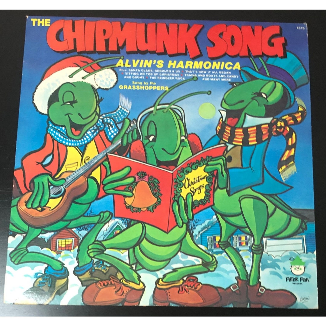 The Chipmunk Song Alvin’s Harmonica Peter Pan Records 8210 Vinyl LP