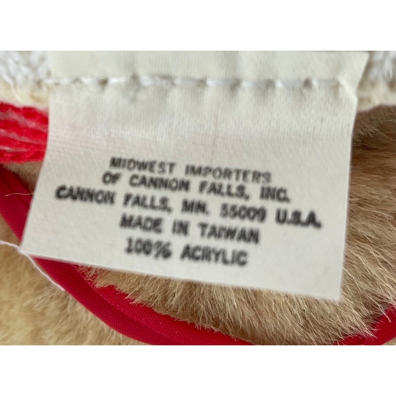 Midwest Importers of Cannon Falls 30,5 cm 30,5 cm d'ours en peluche marron articulé avec pull image 6