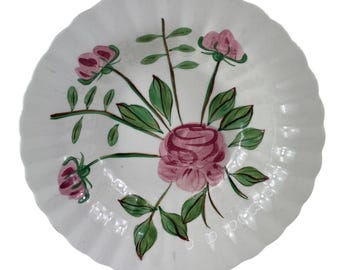 Blue Ridge Southern Pottery 3739 Paper Rose 9.5" Round Vegetable Bowl