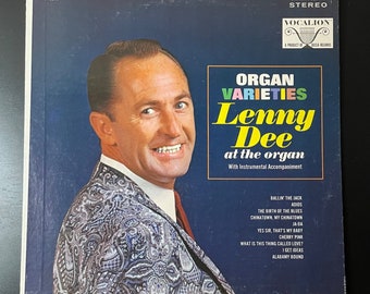 Lenny Dee Organ Varieties Vinyl LP Record 1968 Vocalion VL 73819