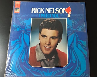 Rick Nelson – I Need You Vinyl LP Record 1968 Sunset Records SUS-5205