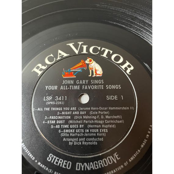 ジョン・ゲイリーが歌うあなたのお気に入りの歌 ビニール LP レコード