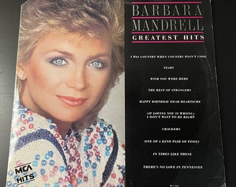 Disque vinyle 33T des plus grands tubes de Barbara Mandrell 1985 MCA -5566