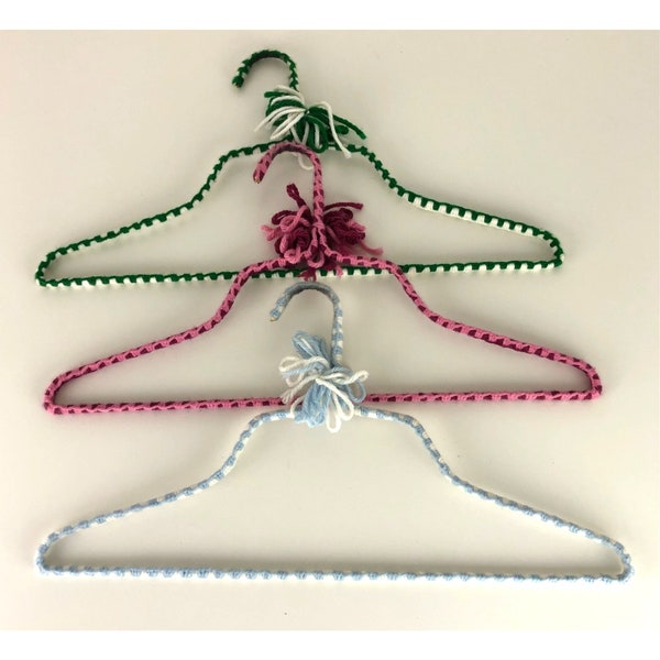 Yarn Covered Hangers Etsy