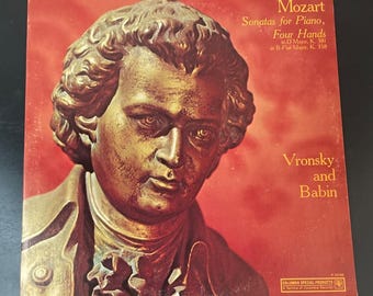 Mozart Vronsky & Babin, Mozart Sonatas For Piano Four Hands Vinyl Record P14180