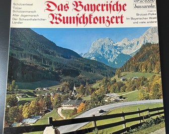 Disque vinyle 33T Das Bayerische Wunschkonzert Baccarola 77 585 ZU 1968