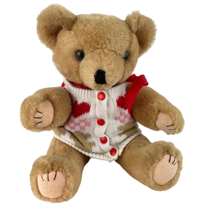 Midwest Importers of Cannon Falls 30,5 cm 30,5 cm d'ours en peluche marron articulé avec pull image 1