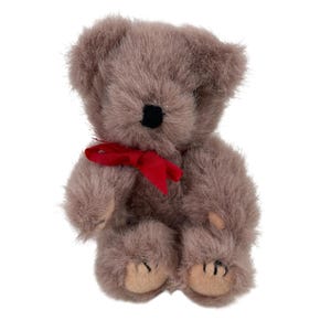 Vintage Wang's International Jointed 5" Brown Teddy Bear Plush Stuffed Animal